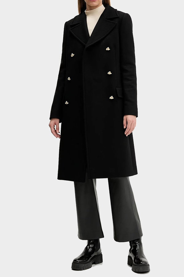 ΠΑΛΤΟ HUGO - 001 ΜΑΥΡΟ